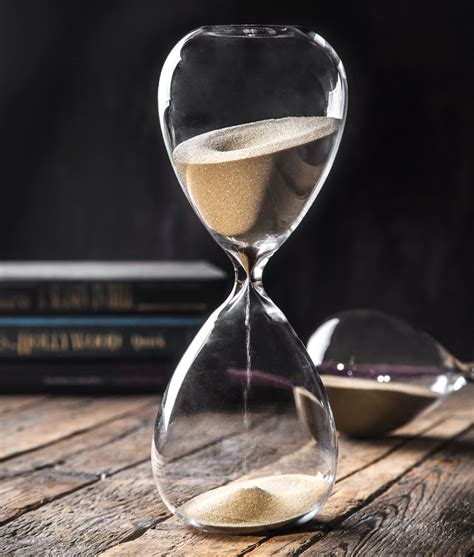 hourglass sand clock